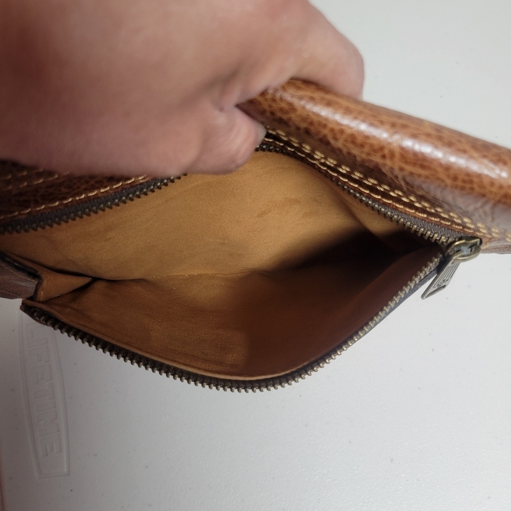 Patricia Nash Brown Leather Wallet Clutch. - Picture 10 of 14